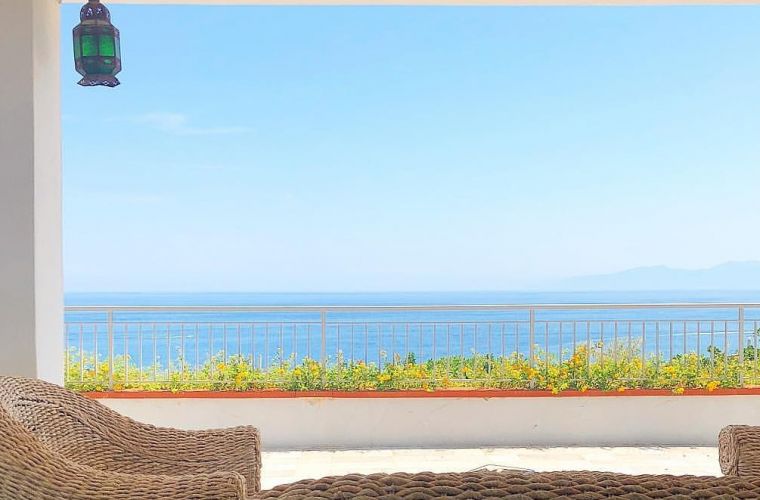 In an extraordinary position, overlooking the Gulf of Capo Zafferano, one of the most beautiful gulfs in Sicily