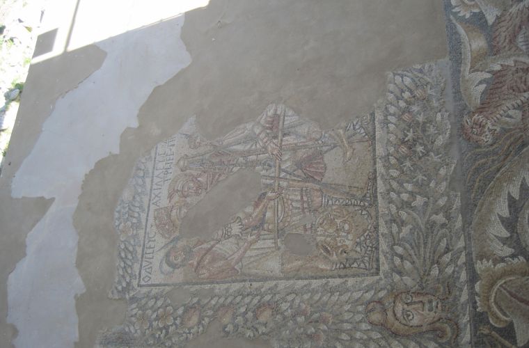 Villa del Tellaro: mosaic