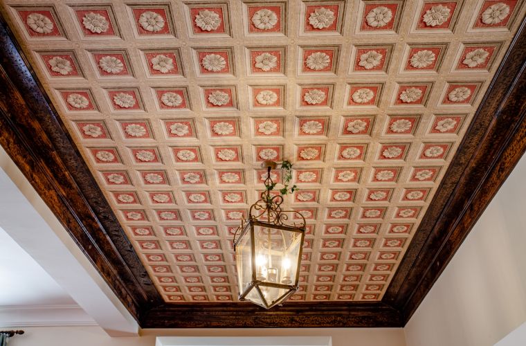 Coffered roof