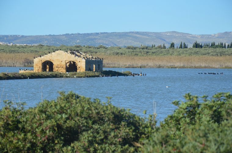 One of the many birdwatching houses in Vendicari