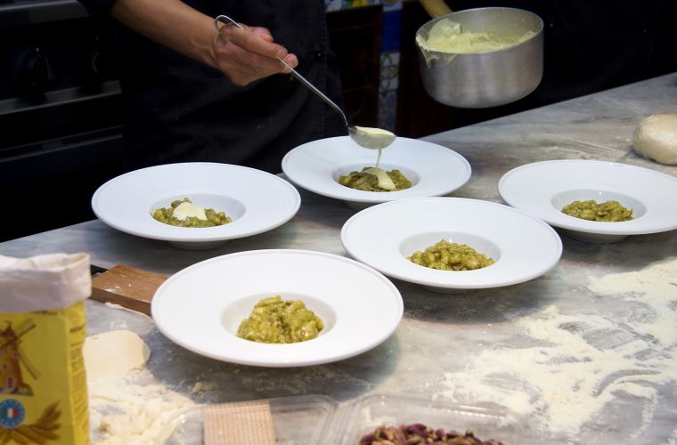 Pasta with Sicilian pistachio: hungry?