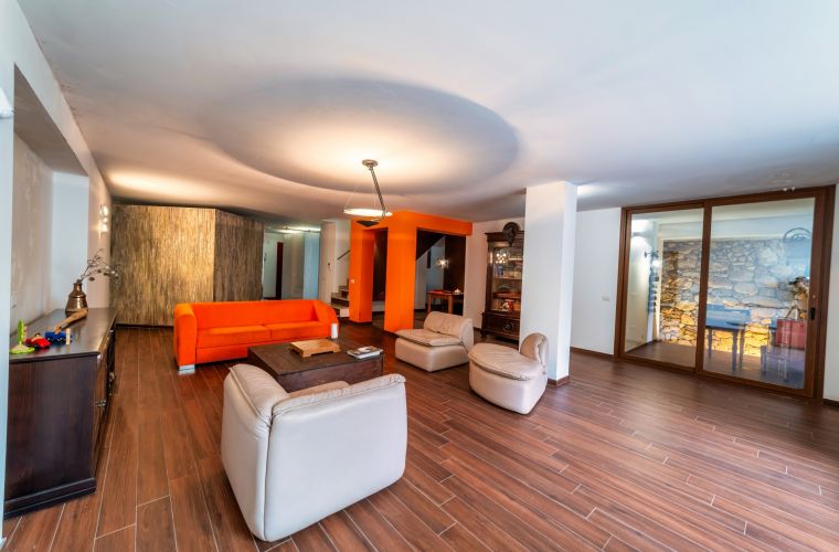Lounge by the pool and fitness area