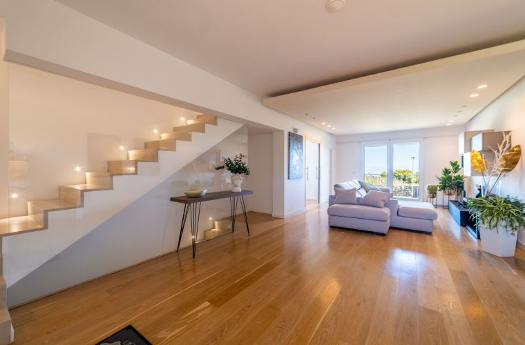 Parquet in the living room
