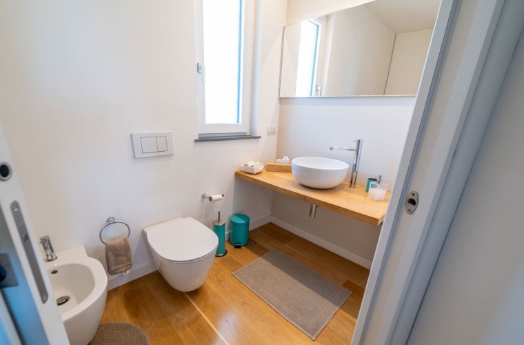 Bathroom on the top floor
