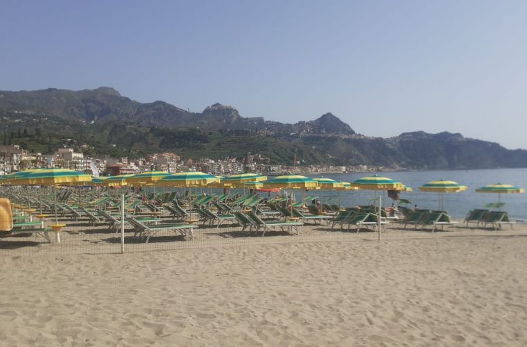 Closest sandy beach, Playa of Catania, 10 km