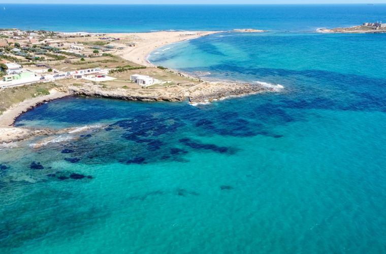 The gorgeous beach by the villa