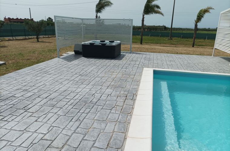 Jacuzzi by the pool area