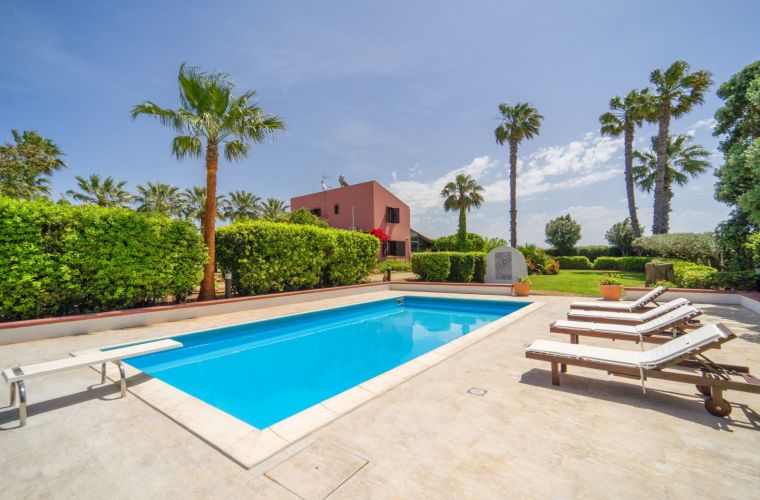 Lush park, prestigious, pool, Blue Flag beach