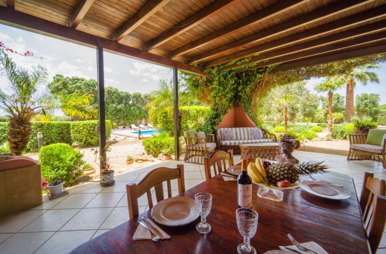 Patio and pool