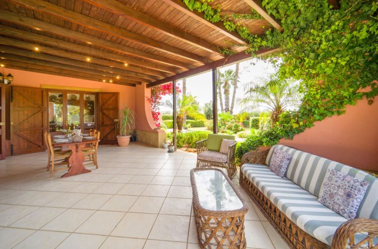 Lounge facing the pool
