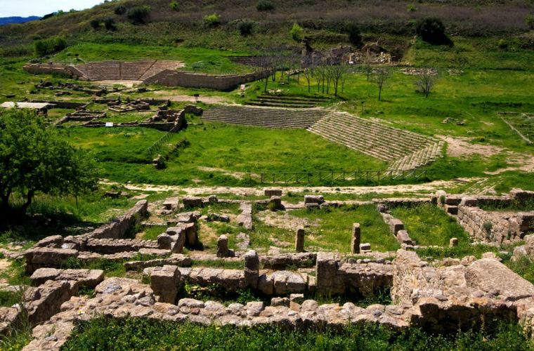 Morgantina, Greek town, 30 kms