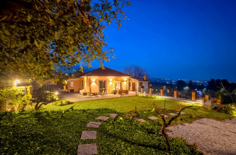 From the pool to the house